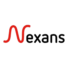Logo de Nexans, entreprise de câblage industriel.